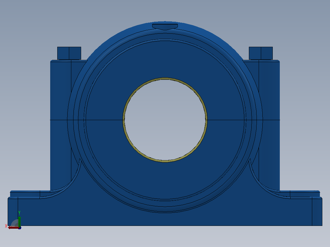 SN500系列[SN526-SSN526]轴承后视图