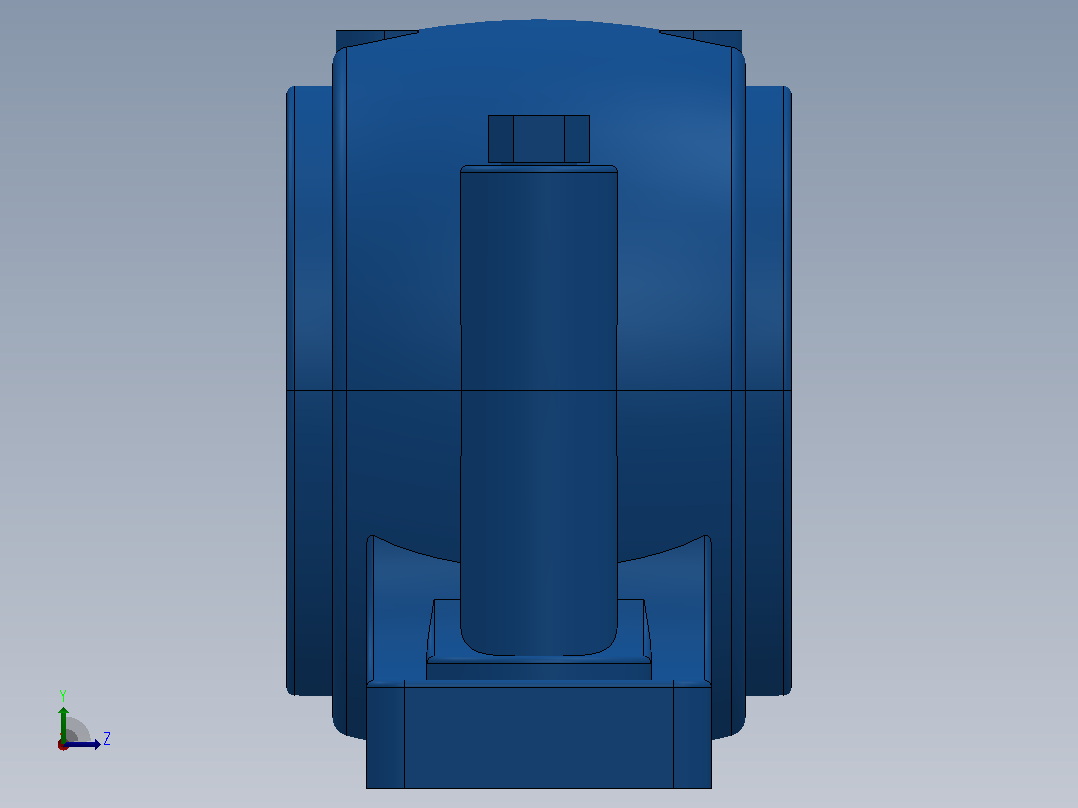 SN500系列[SN526-SSN526]轴承左视图