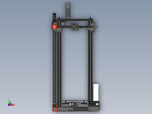Creality Ender 3扩展650毫米Z轴改造前视缩略图
