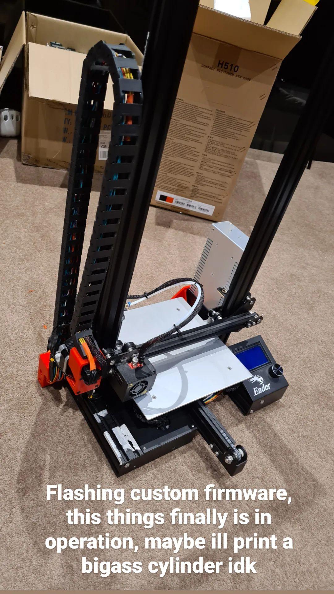 Creality Ender 3扩展650毫米Z轴改造