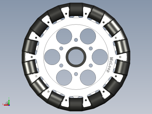 EasyMech 152mm双铝Omni Wheel Basic(套筒式滚轮)后视缩略图