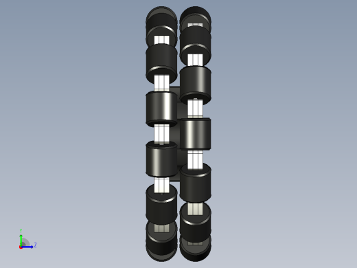 EasyMech 152mm双铝Omni Wheel Basic(套筒式滚轮)左视缩略图