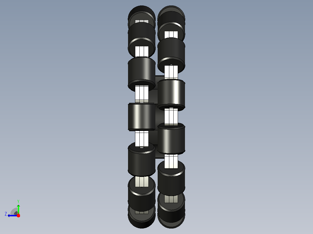 EasyMech 152mm双铝Omni Wheel Basic(套筒式滚轮)右视图
