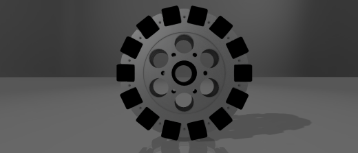 EasyMech 152mm双铝Omni Wheel Basic(套筒式滚轮)缩略图