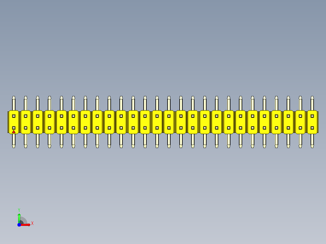 DS1022彩色排针 黄色 52p 100mil 类型SMT 版本1.0.zip.zip前视图