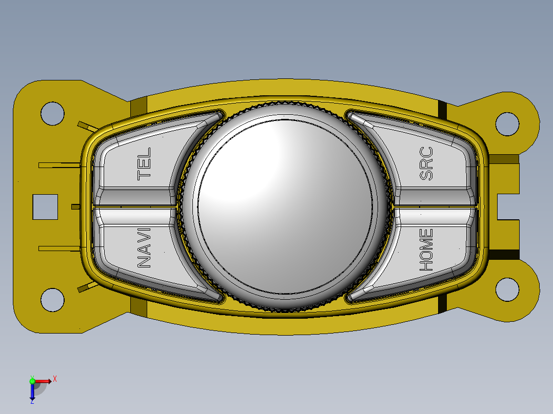 锁螺丝治具俯视图