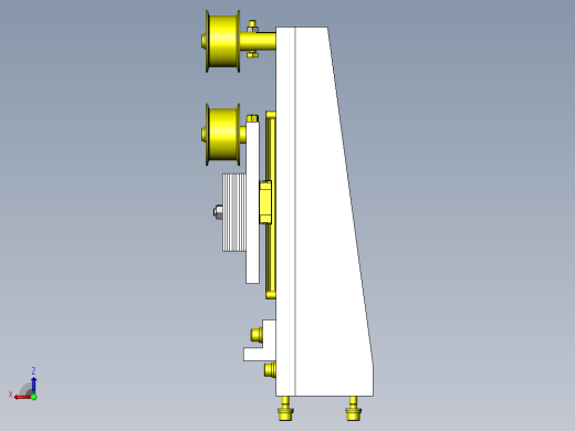 胶带张力调整机构后视缩略图