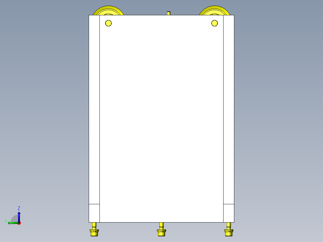 胶带张力调整机构左视图