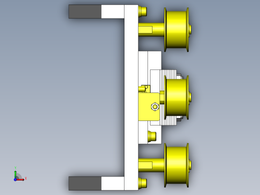 胶带张力调整机构俯视缩略图