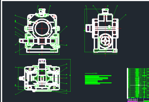 环面蜗轮蜗杆减速器设计缩略图