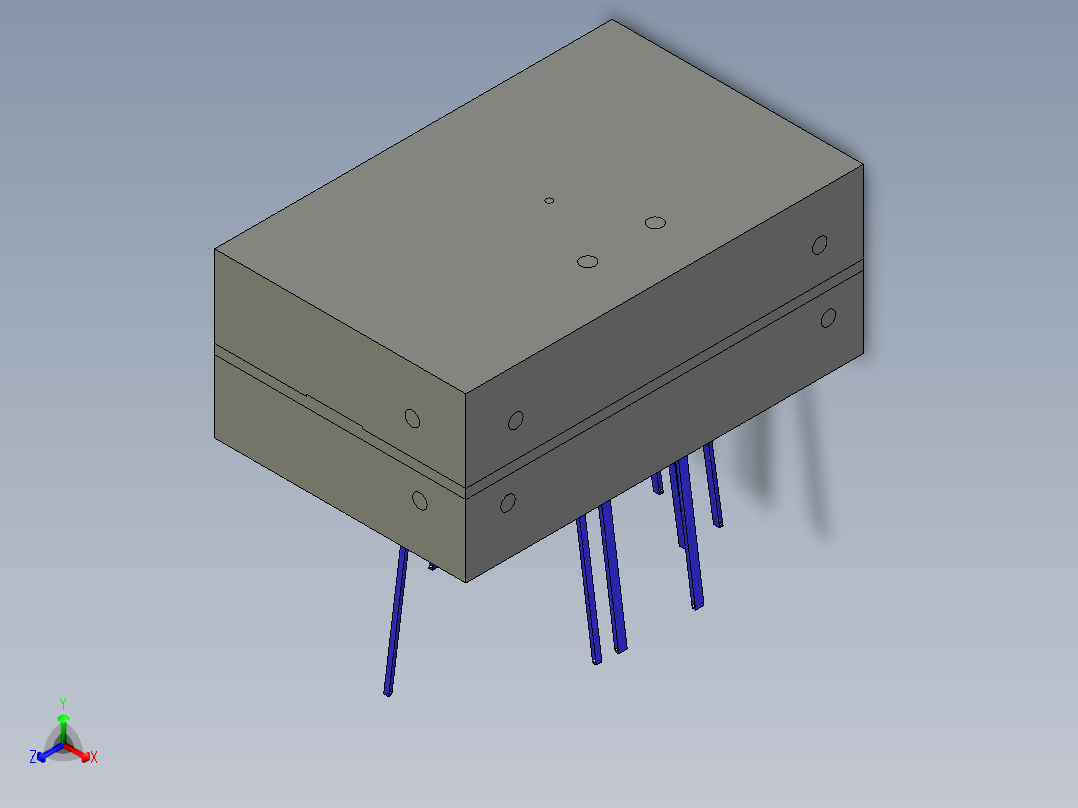 手机壳的注塑模具（AsmPrt格式