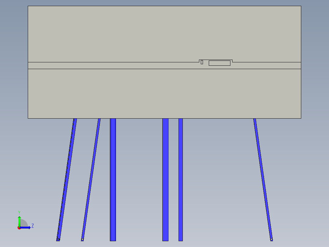 手机壳的注塑模具（AsmPrt格式左视图