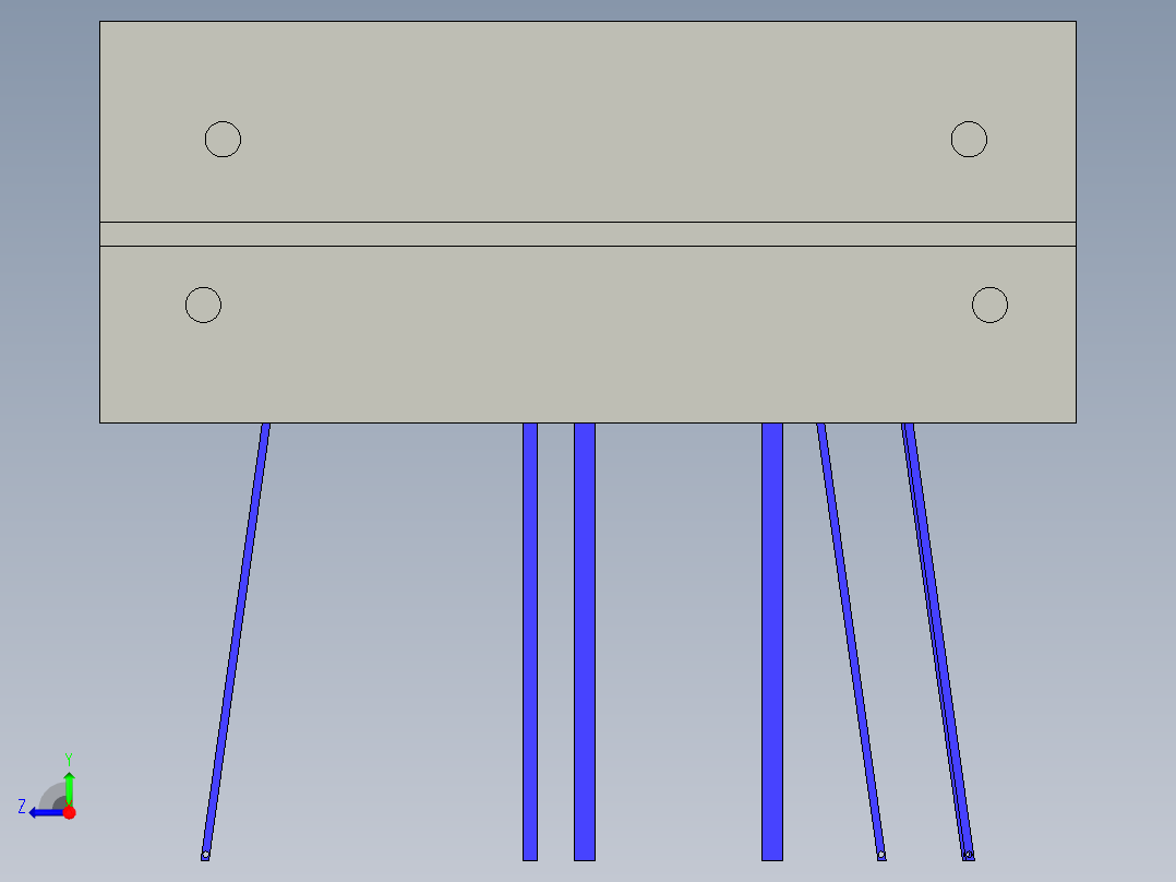 手机壳的注塑模具（AsmPrt格式右视图