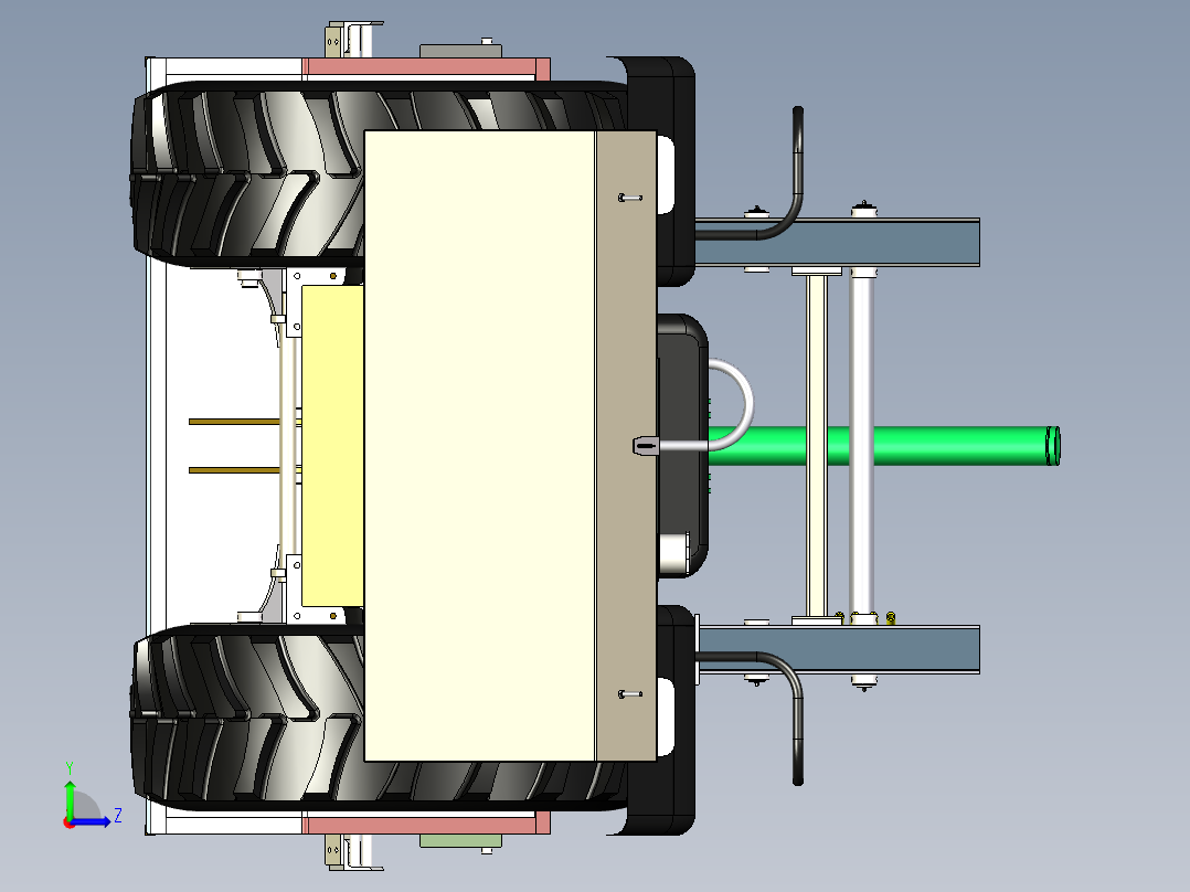 拖拉机14左视图