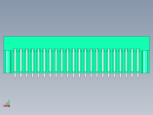DEGSON 15EDG（公头） 3.5mm 螺钉锁紧，插拔式接线端子 FullPack-15EDGVHM-3.5-44P-14-00AH后视缩略图