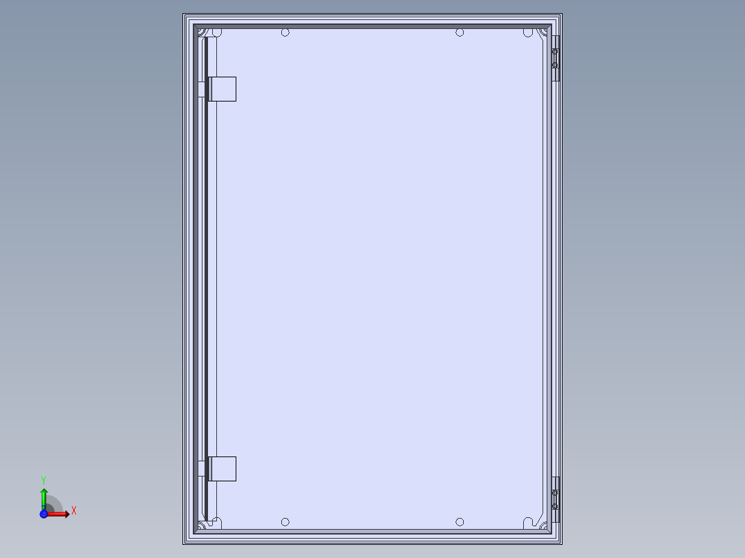 威图防水机柜前视图