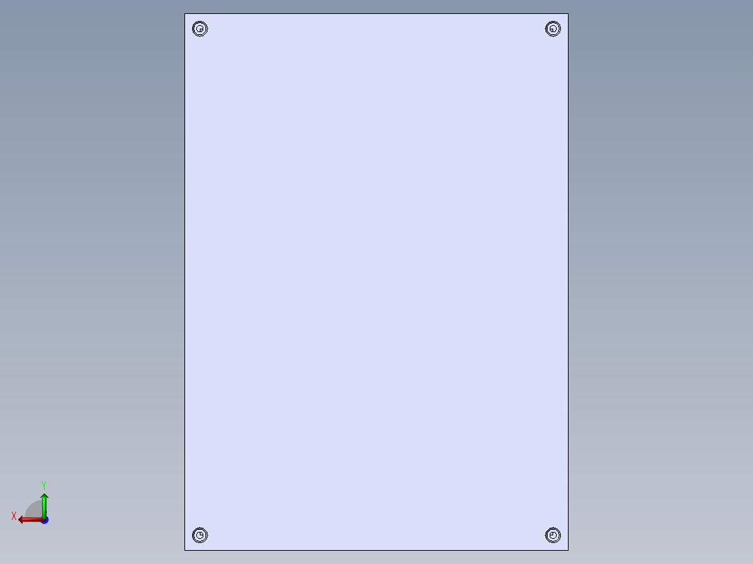 威图防水机柜后视图
