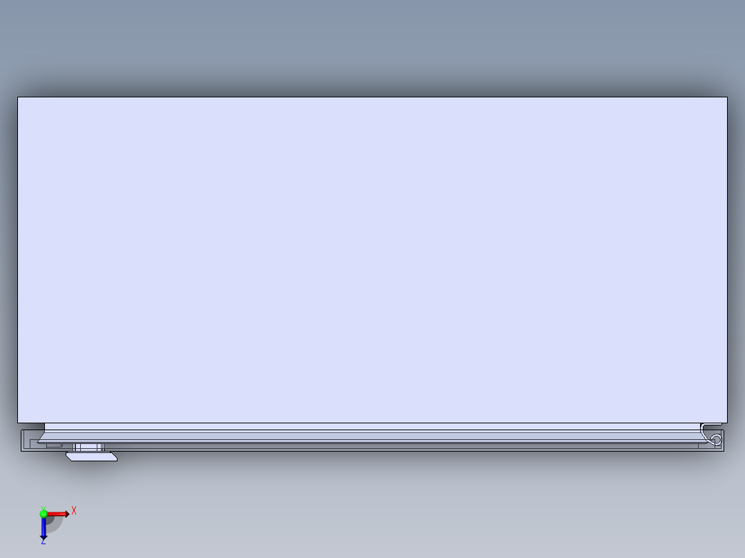 威图防水机柜俯视图