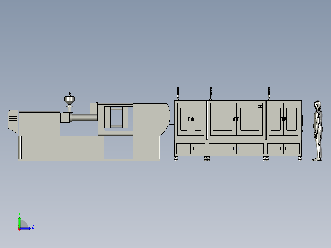 自动裁剪机 V1.2左视图