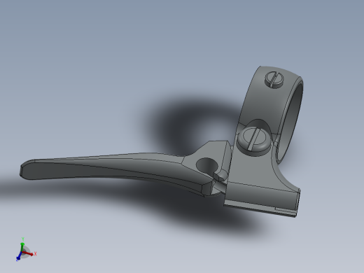 摩托车-车把控制杆