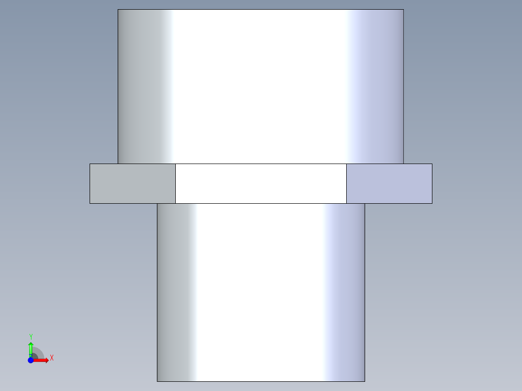 CPVC管件31-Sch80_PVC-Brass_SPIGxFPT_9878-010SS_1in前视图
