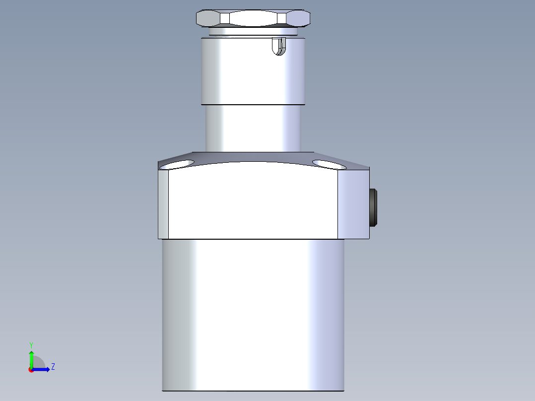 KOSMEKLG1050-CL-Y60多系列多零件图纸模型左视图