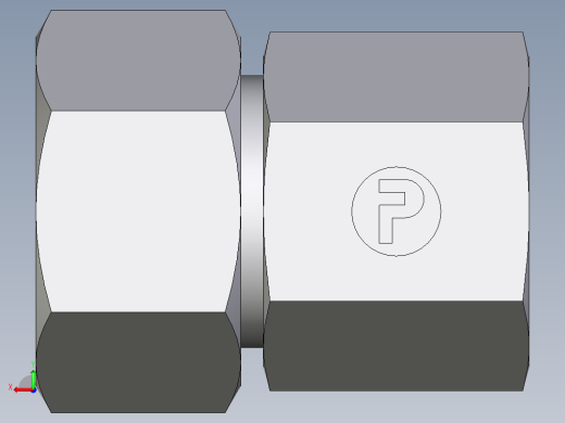 卡套式工业通用硬管接头EO_Swivel_connector_GAI25S1NPT71后视缩略图