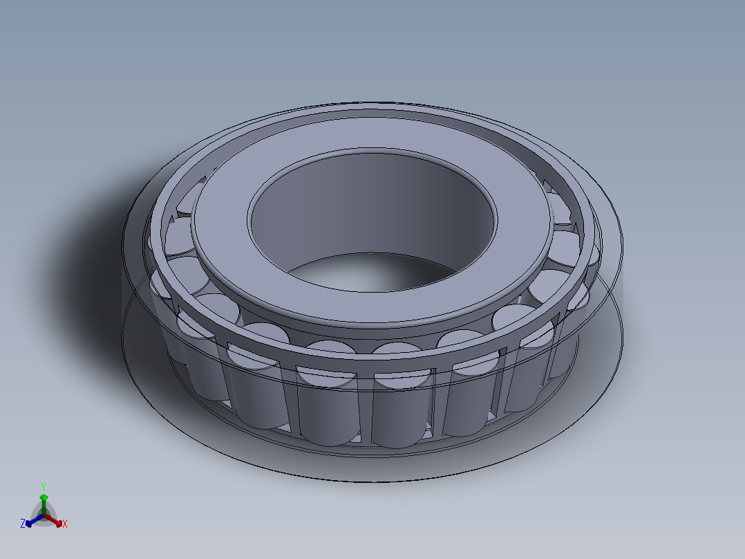 圆柱滚子轴承30206==81617==3正等轴测图
