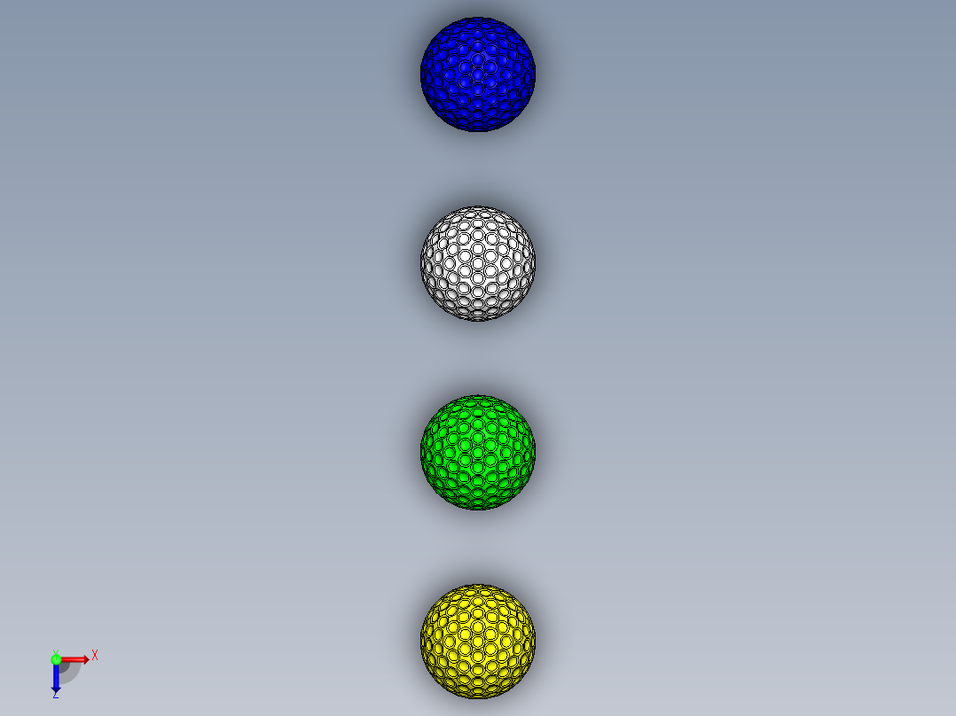 高尔夫球20俯视图