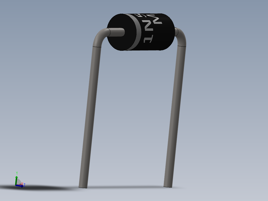 电容器 二极管 电阻器-Rectifier Diode 1N5406主视图