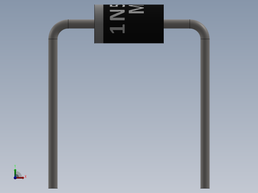 电容器 二极管 电阻器-Rectifier Diode 1N5406前视缩略图