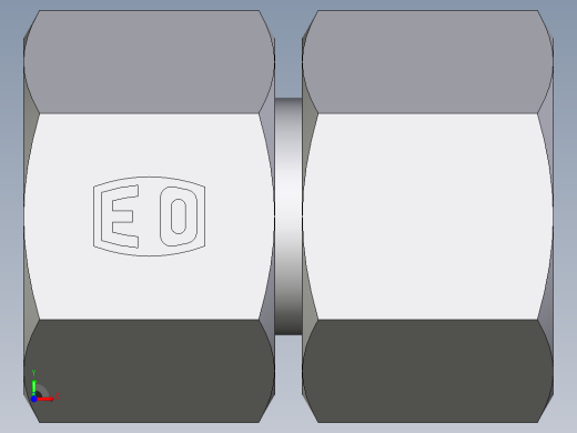 卡套式工业通用硬管接头EO_Swivel_union_GZ14SCF前视缩略图