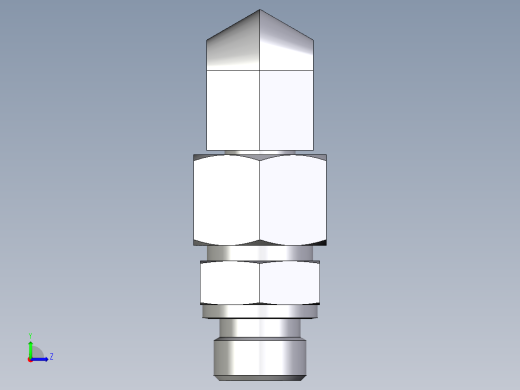卡套式工业通用硬管接头EO_Assembled_adjustable_standpipe_elbow_EVW16SROMD71左视缩略图