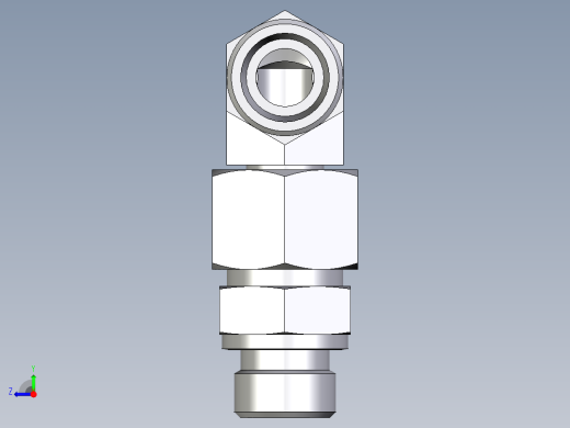 卡套式工业通用硬管接头EO_Assembled_adjustable_standpipe_elbow_EVW16SROMD71右视缩略图
