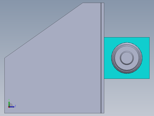 大型谷物脱粒机左视缩略图