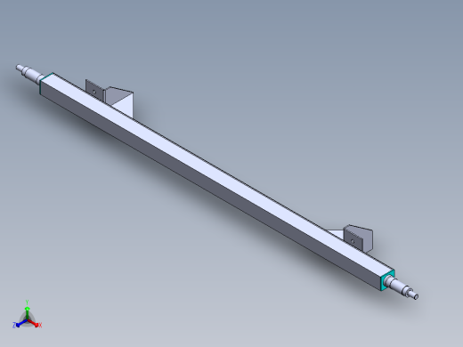 大型谷物脱粒机正等轴测缩略图