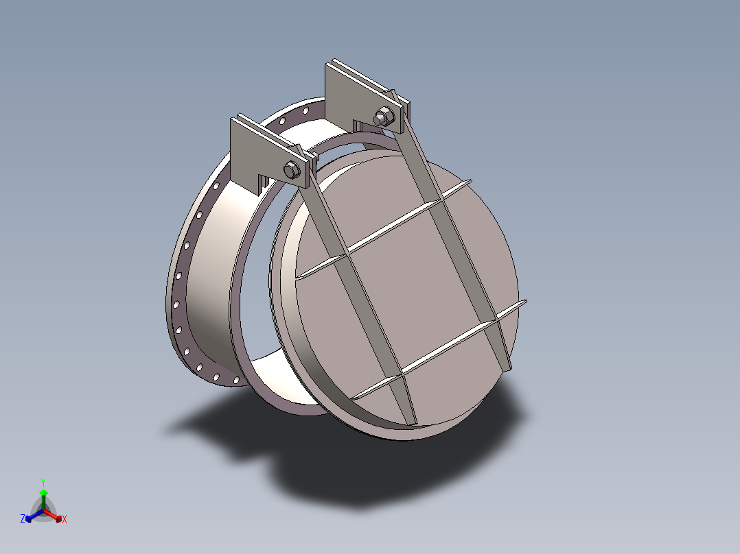 浮想拍门-20-916401正等轴测图