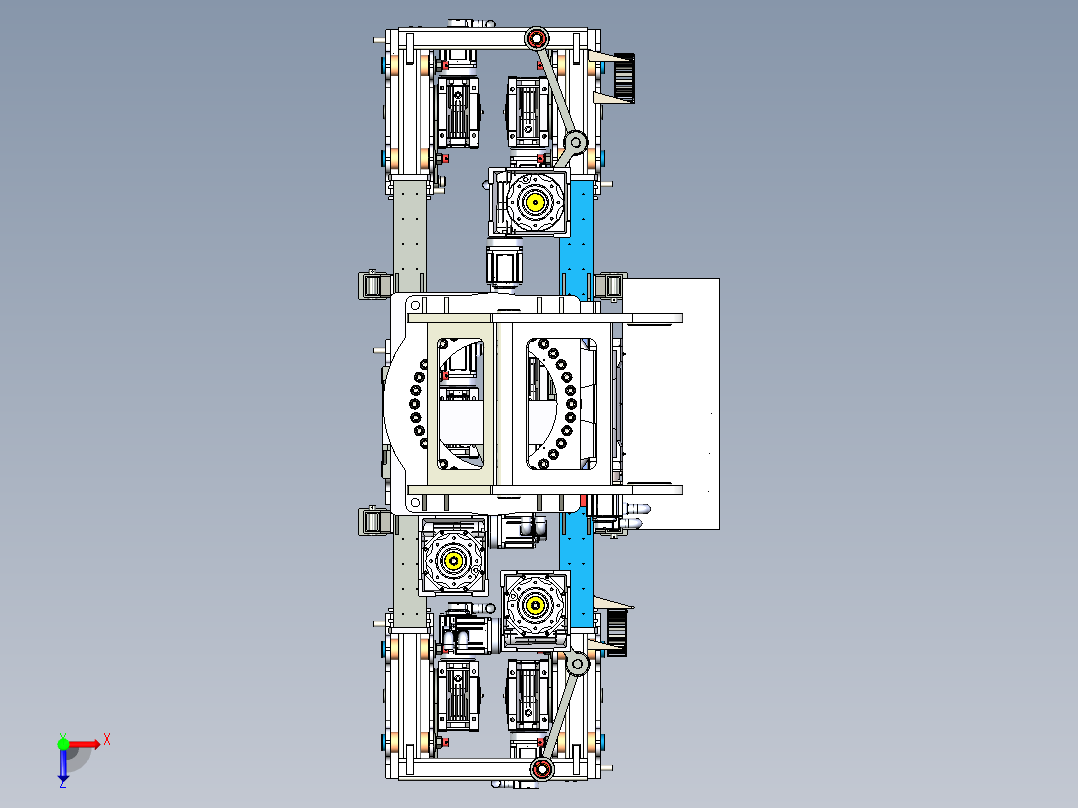 HJGM0-西联属具俯视图