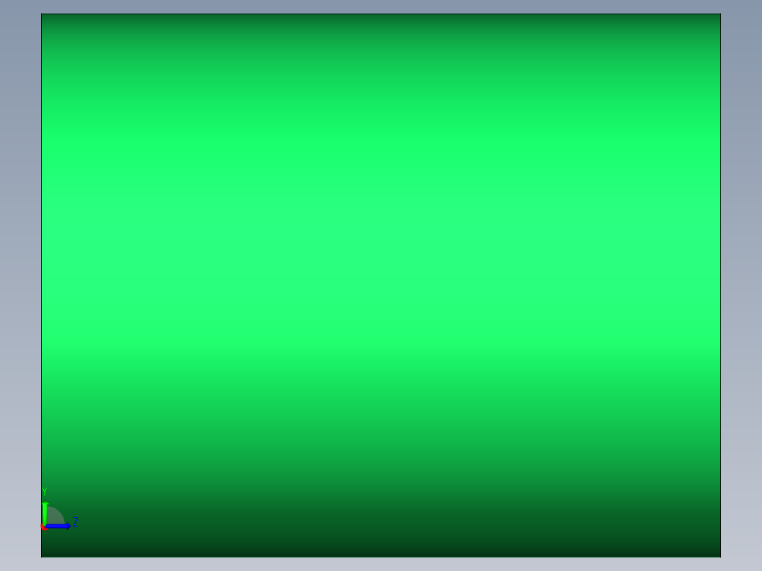 重荷重彈簧(扁線)(綠色)TH-3D多系列多零件图纸模型左视图