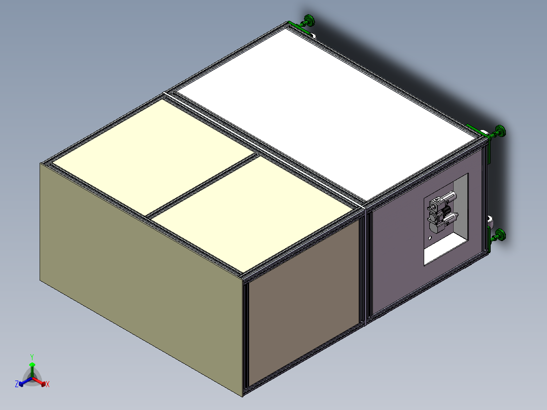 弹性圆柱销安装机sw18可编辑正等轴测图
