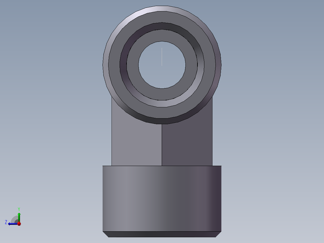 AC+AD 三通接头 T、AD-20右视图