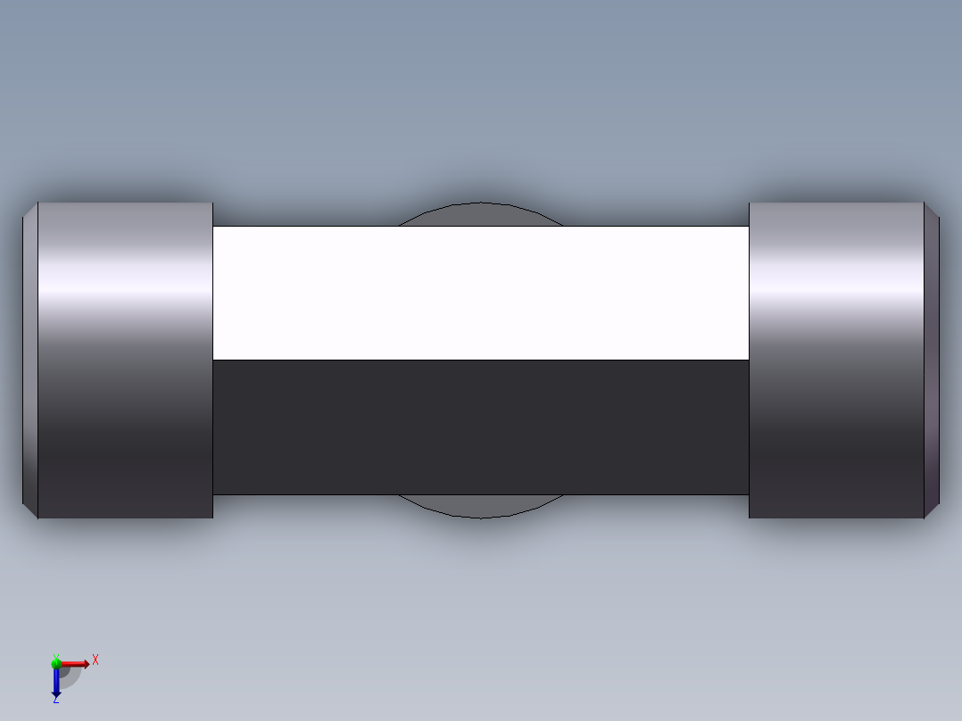 AC+AD 三通接头 T、AD-20俯视图