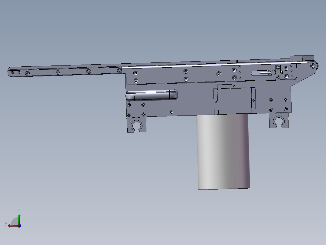 0.42米0.935米皮带机后视图