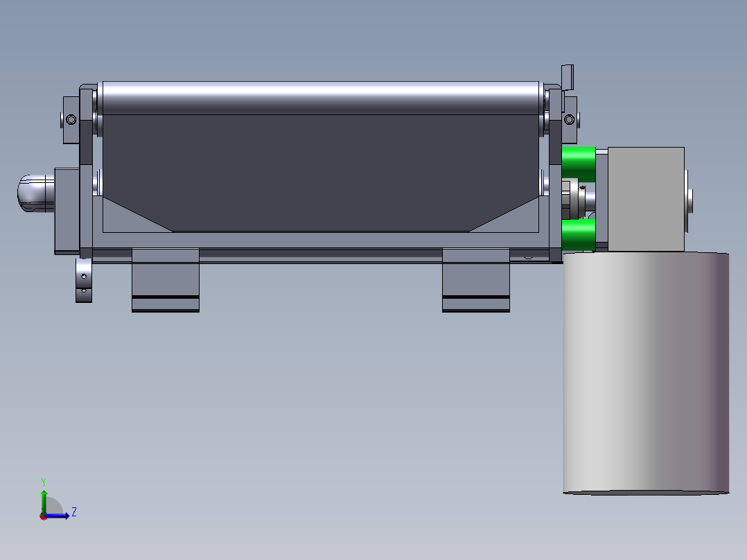 0.42米0.935米皮带机左视图