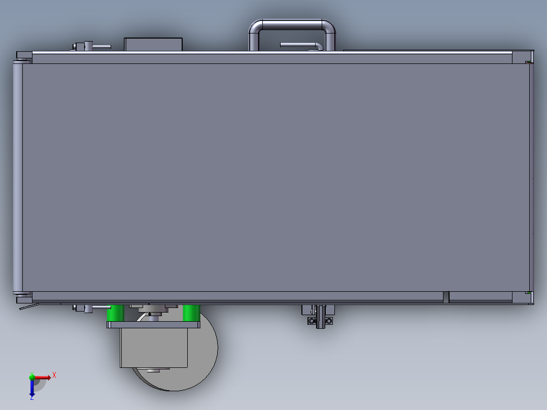 0.42米0.935米皮带机俯视图