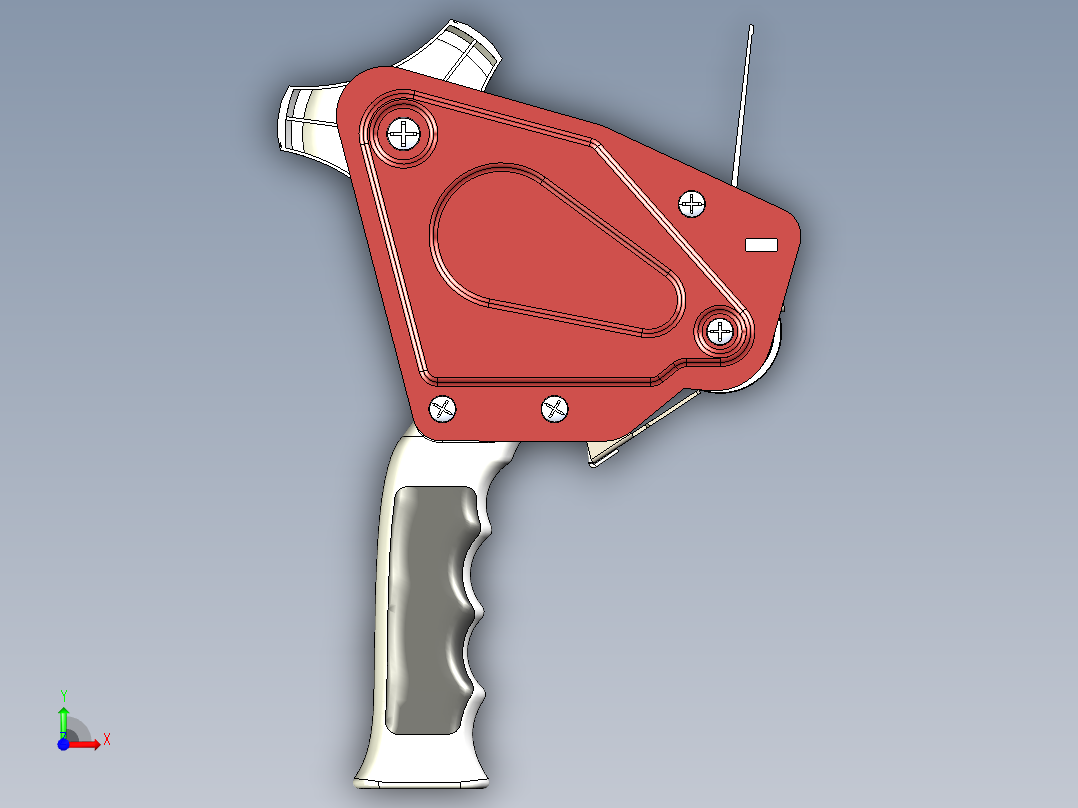 手持式胶带切断机前视图