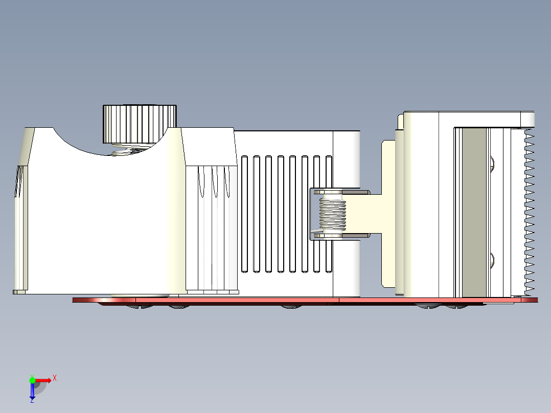 手持式胶带切断机俯视图