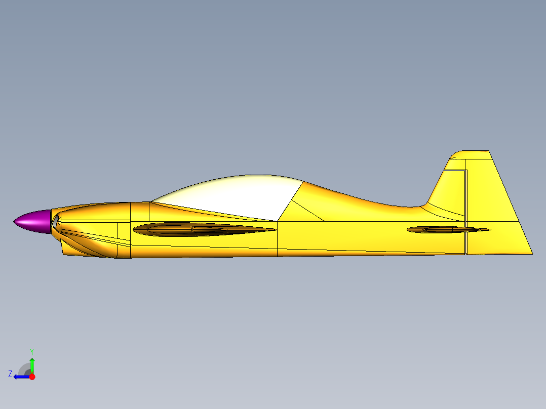 B2004433-RC_SBACH342飞机右视图