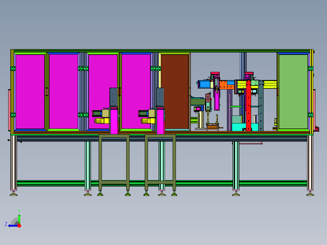 笔式点火线圈自动组装设备右视图