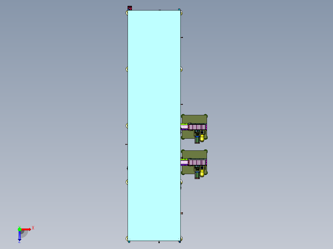 笔式点火线圈自动组装设备俯视图